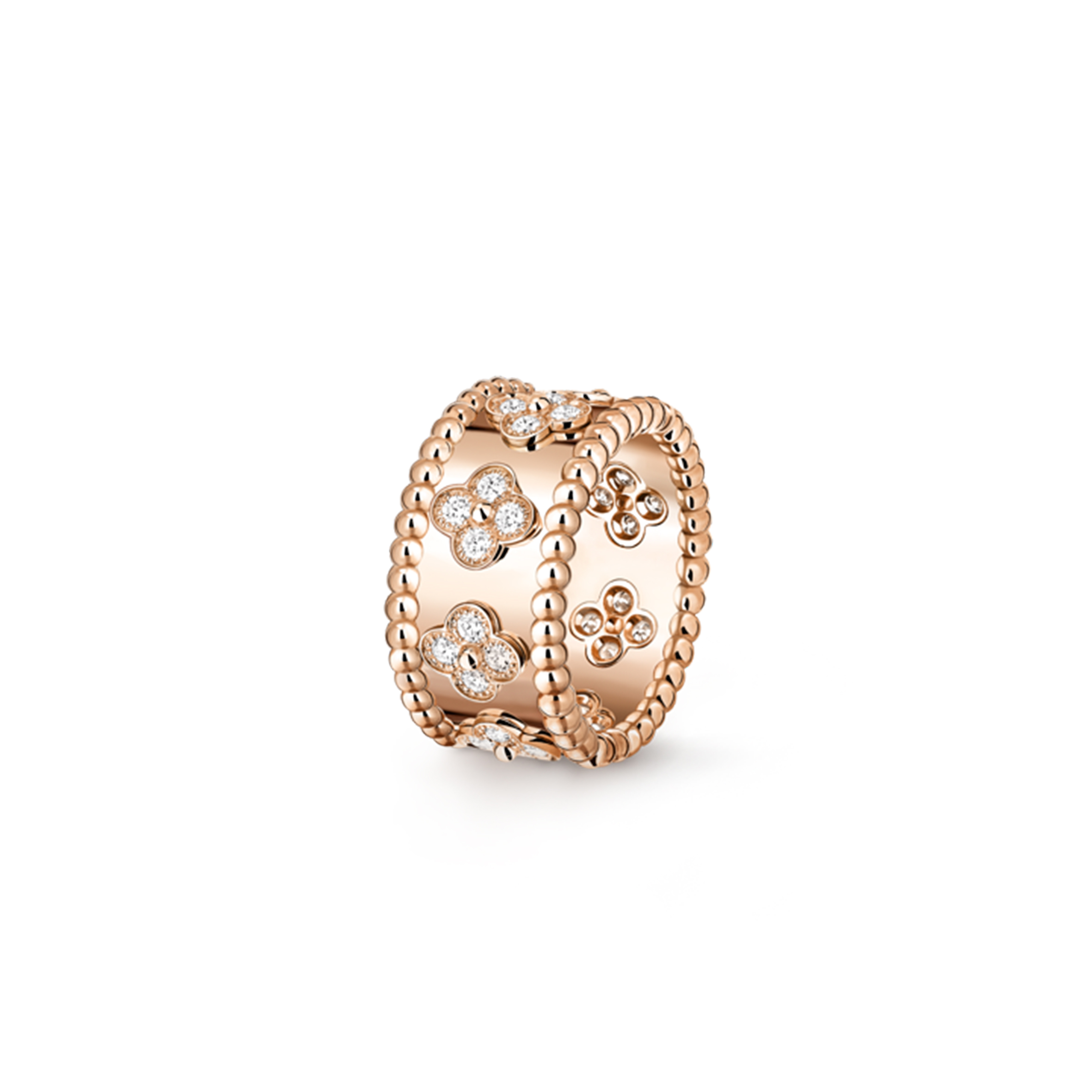 V*N CL*F arpels perlÉe clovers ring, small model vcaro9nb00